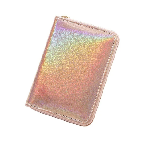 Shimmer Holographic Leather Wallet