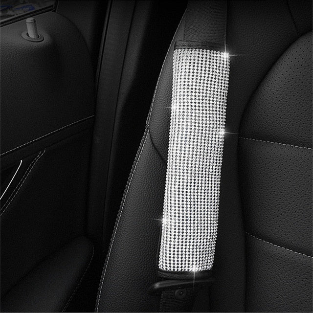 Bling Crystal Seat Belt Padding