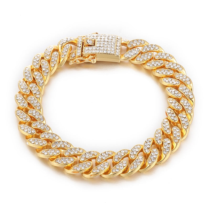 Bling Iced Out Cuban Bracelet
